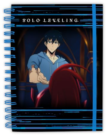 ABYSTYLE Jinwoo Arise SOLO LEVELING A5-Notizbuch, A5-Format, fester Einband, 100 Seiten