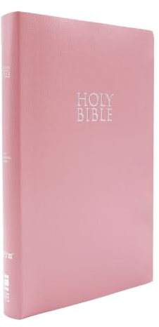 NIV, Gift and Award Bible, Leather-Look, Pink, Red Letter, Comfort Print