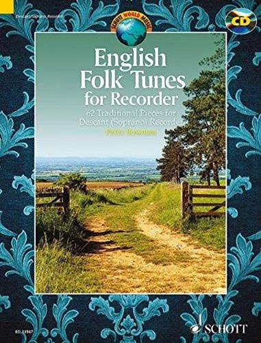 English folk tunes (62 pièces traditionnelles anglaises) +CD --- Flûte à bec soprano