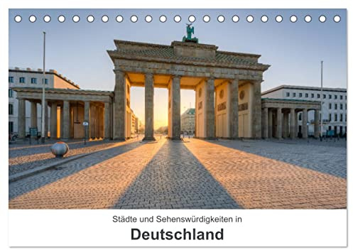Städte und Sehenswürdigkeiten in Deutschland (Tischkalender 2026 DIN A5 quer), CALVENDO Monatskalender: Deutschlands Schönheit in zwölf hochwertigen Fotografien (CALVENDO Orte)
