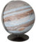 COLUMBUS JUPITER Regent Tischglobus, Ø 40 cm: handkaschierter Leuchtglobus, Acrylglaskugel, Edelstahlausführung, Durchmesser 40 cm