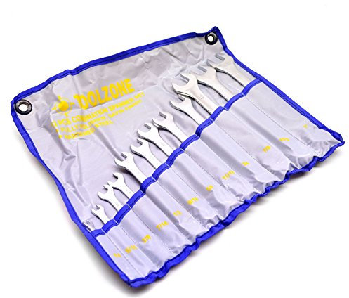 12pc Combination Spanner Set AF/Imperial 1/4 - 1 Monkey Pipe Wrench TE494