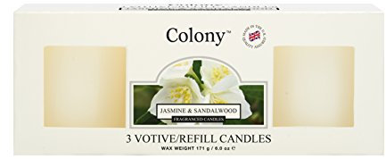 Kolonie BX/3 Refills Jasmin & Sandelholz, weiß
