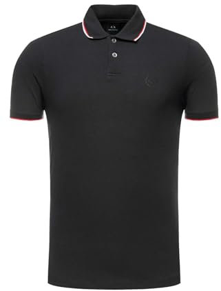 Armani Exchange Double Stripe Polo, Blu (Navy 1510), X-Small Uomo