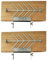 Flammlachsbrett Räucherbrett Lärche 2er Set klein - Top geeignet als Party Geschenk