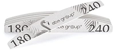ABA Group Half-moon Nail Files Different Gradation & Pack Sizes (10pcs 180/240)