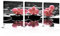 Visual Art Decor Schwarz Weiß Grau Rosa Orchideen Bild Leinwand Drucke Schöne Elegant Blumen Zen Stein Wandkunst für Modern Spa Yoga Zuhause Schlafzimmer Büro Badezimmer Dekoration