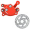 Brake Disc 120mm Car Vehicle Brake Disc Rotor Automobile Brake Caliper for Electric Go Kart Scooter Moto + 12 inch subwoofer plastic grill