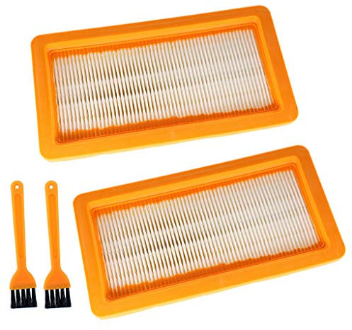 HURI Lot de 2 filtres de protection moteur plissés plats pour aspirateur comme DS 5200 DS 5500 DS 5600 DS 5800 K5500 pour Kärcher Remplace 6.414-631.0 - 64146310
