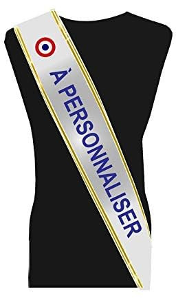IZDEGUIZ Echarpe de Miss et Mister à Personnaliser LUXE