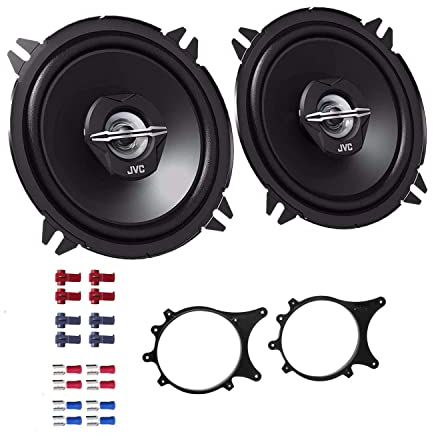 JVC CS-J520X Auto Lautsprecher Boxen 500 Watt 13 cm 2 Wege Koax passend für BMW 3er Compact (E36) 1994-2000 Seitliche Heckablage