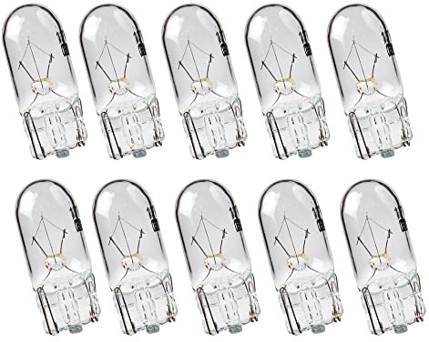 10x Halogenlampe W3W T10 3W W2.1x9.5d 12V