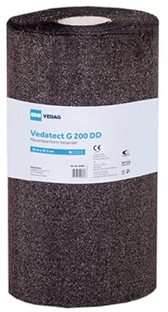 VEDATECT G200 DD besandet Mauersperrbahn 37,5 cm, 10,00 Meter/Rolle (3,75 m2)