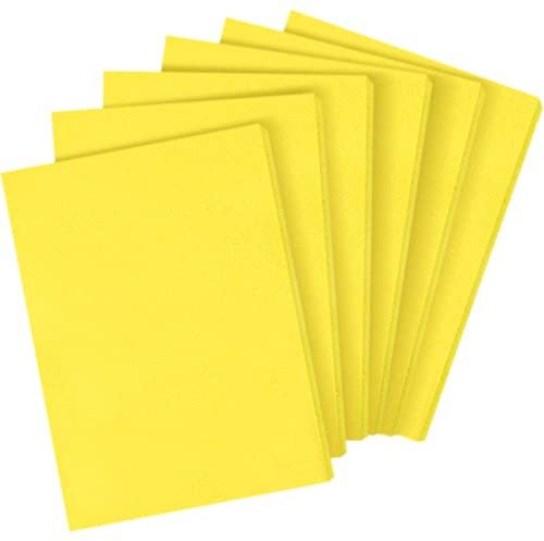 Lot de 6 palettes de peinture humides pratiques pour peinture acrylique - Garde les peintures fraîches - Fournitures de peinture pour peinture miniature, jaune, 22 x 16 x 1,5 cm