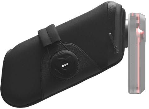 KOM Fahrrad-SATTELTASCHE – Fahrrad-Satteltasche zum sicheren Transport von Werkzeugen unter dem Fahrradsitz, mit Garmin Varia-Halterung, Schnürsenkeln Oben und Innentasche für Apple AirTag.