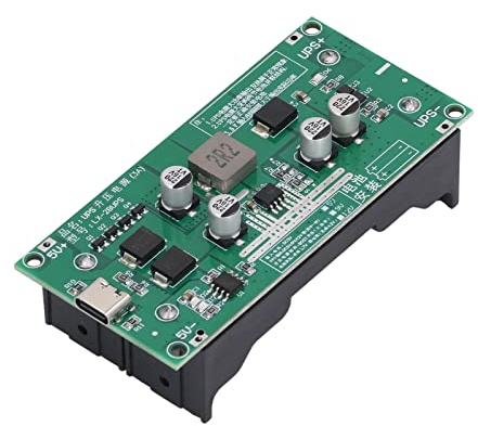 15W 3A Battery Boost Charging 5v UPS,Tiny 5v UPS Module High Power UPS 18650 Lithium Battery Boost Charging Module Charging and Discharging UPS Uninterruptible Power Supply (5V)
