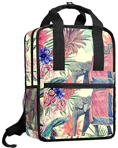 Jungen Rucksäcke Büchertasche Yeti Drache Einhorn Katze Taschen mit verstellbaren Schultergurten Mädchen Schultasche, Farbe2, Einheitsgröße