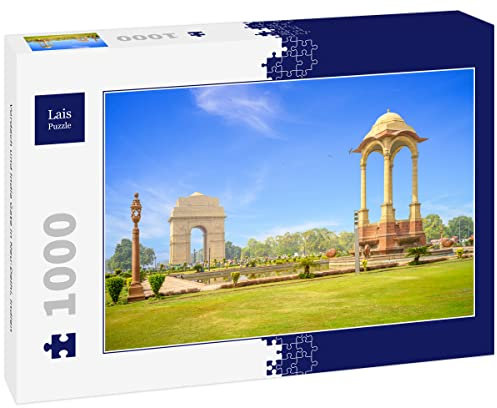 Lais Puzzle Vordach und India Gate in Neu-Delhi, Indien 1000 Teile