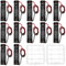 12 PCS AAA Battery Holder, KUOQIY 1.5V AAA Battery Holder Case with Cover, with 2 PCS Plastic Battery Storage Box