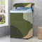 Odot Housse Machine a Laver Chargement par Le Haut, Couvre-Machine Protecteur Anti-Poussière Couverture pour Machine Lave-Linge et Sèche-Linge (Nordique A,Capacité XS 2-4.2kg)