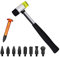 Bumdenuu 10 StüCk Karosserie Lackierbare Dellen Reparatur Werkzeuge mit Knock Nieder Kopf Zapfhahn Nieder Werkzeuge Set Dent Reparatur Kit