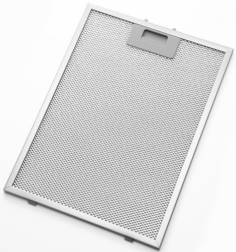 Premium Dunstabzugshauben Fettfilter Metallfilter kompatibel mit Bosch DWT09U850/01, DIB091E51/02, Siemens LC87KHM60, Constructa CD636251/01, Balay 3BC798P/01 (Rechteckig, 265x359x9mm)