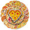 Bric Dodo 50 Stück Pizza Aufkleber Auto Laptop Telefon Gitarre Skateboard Motorrad Fahrrad Pizza Stickers Set Vinyl Wasserdicht Aesthetic Aufkleber für Jugendliche Kinder Erwachsene