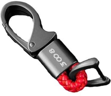 MISKYN pour P-eugeot 3008 GT Line Clé avec Logo Porte-clés Emblème de Voiture en métal Nouveau Style de Voiture en Cuir/Porte-clés Porte-clés, 3008_b