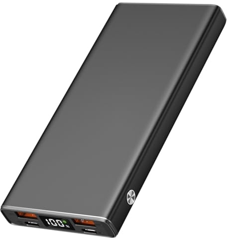 2GO Powerbank Alu10 10000mA - 2X USB - 1x Type C