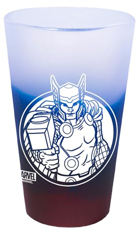 WinCraft Vaso de pinta de silicona de 473 ml, diseño de Marvel Thor