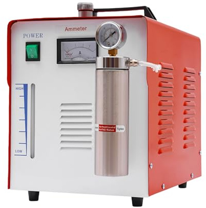 vinnyooc 220V 75L Acryl Poliermaschine Freistehend Acryl Polierer Flammen Poliermaschine Wasser Schweißer Wasserstoff und Sauerstoff Generator