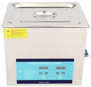Ultraschallreinigungsgerät 10L, 250W Professioneller Ultraschallreiniger mit Heizung Timer 3 Reinigungsmodi, Edelstahl Ultraschall-Reiniger für Schmuck Brillen Industriezubeh