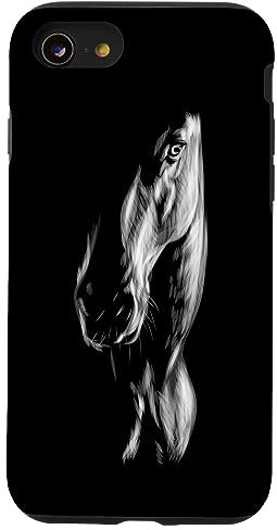 Horse Portrait Horse Head Rider Horse Owner Horses Case for iPhone SE (2020) / 7 / 8