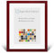 PuzzelMax Puzzlerahmen Bilderrahmen Posterrahmen 50x70 cm Weinrot Gewischt 70x50 cm mit klarem Kunstglas