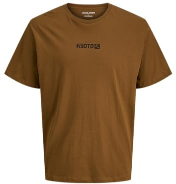 JACK & JONES Jjmiko Tee SS Crew Neck Pls - Plus Size, Monks Robe, 3XL