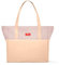 LARKSON Strandtasche Damen & Herren Orange - Linn - Große Beach Bag für Strand, Schwimmbad, Pool - Tote Bag Badetasche XXL mit Reißverschluss - Leicht