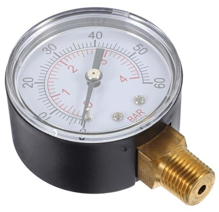 FONDOTIN 1Set Pool Pump Pressure Gauge Npt Connection Utility Water Pressure Gauge for Swimming Pools Spas Aquariums and Water Systems