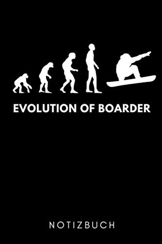 EVOLUTION OF SKATEBOARDER NOTIZBUCH: A5 KALENDER 2020 Snowboard Geschenk | für Snowboarder | Snowboard fahren | Skiurlaub | Wintersport | Extremsport | Geschenkidee Geburtstag