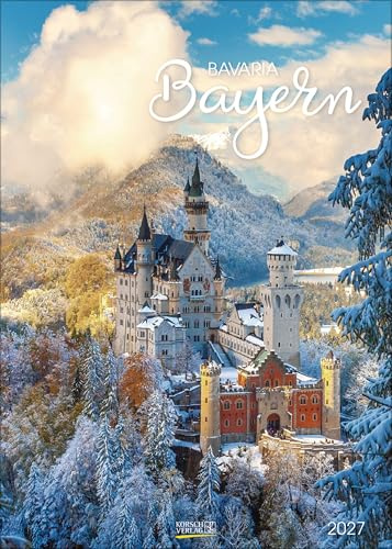 Bayern 2027: Wandkalender mit Fotos von Bayern. Format 30 x 42 cm.