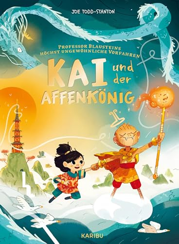 Professor Blausteins höchst ungewöhnliche Vorfahren (Band 4) – Kai und der Affenkönig: Graphic Novel Reihe mit mythologischen Abenteuern für Jungen und Mädchen ab 6 Jahren