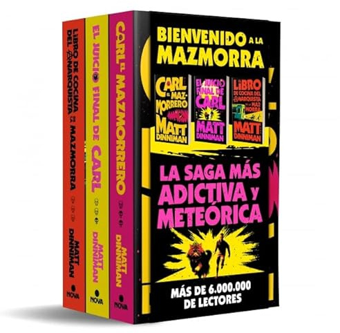 Pack Bienvenido a la mazmorra (Carl el Mazmorrero | El juicio final de Carl | El libro de cocina del anarquista) (Carl el Mazmorrero) (Nova)