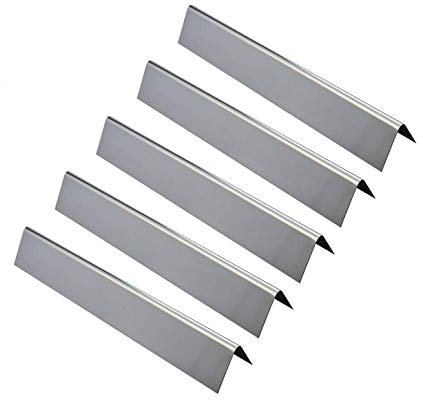 GASPRO gp-636 (5 Pack) Edelstahl Flavorizer Bar Ersatz für Weber 46510001, 47513101 Spirit 300 310 320 E310 E320 Serie Gas Grill mit Front Kontrollen (l15.3 X w2.6 X t2.5inch)