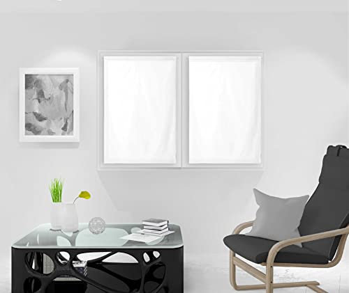 Soleil d'ocre, Dolly Paire de Brise bise, 70x90 cm, Blanc
