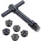 MUXSAM 6pcs Golf Weights Screws Kit for Ping G25 I25 Driver Fairway Wood Hybrid 2.5g 4g 5.5g 7g 8.5g 10g with Wrench and Screw Bag