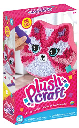 The Orb Factory 57831-00 Kissen in Form Einer Katze, einfarbig