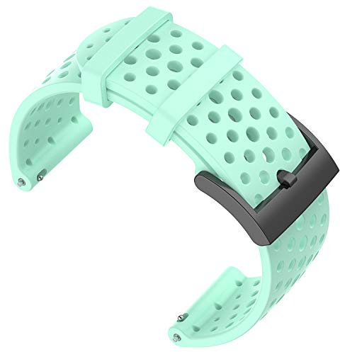 Shieranlee Armband für Suunto 9 Spartan/Suunto 7 Strap, 24MM Ersatz Silikon Uhrband Sport Uhrenarmbänder für Suunto 9/Suunto D5/Suunto Spartan Sport Wrist HR/Suunto 9 Titanium