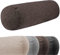Monsera Extra Lange Nackenrolle - 19x65 cm, weich u. formstabil, fein melierter Bezug, Füllkissen aus flauschigem Schaumstoff, hochwertiges Nacken- u. Beinkissen, für Bett und Couch (Braun)