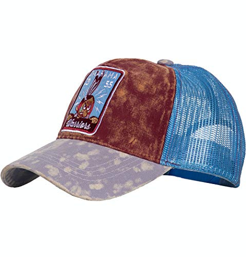King Kerosin Herren Trucker Cap Stickerei Mesh Vintage Optik Oklahoma W.