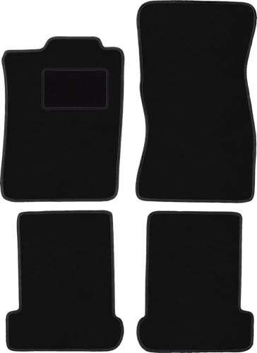 Wielganizator Automatte – Passend für Volkswagen Corrado Coupe 1988-1994 – Velours – Autozubehör - Auto Fußmatten – Fußmatte Auto – 4-teilig - schwarz