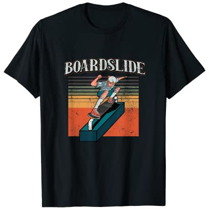 Boardslide Skateboard Waveboard Longboard Skater T-Shirt